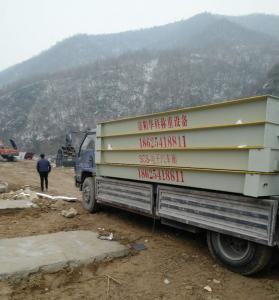 南陽(yáng)西峽淇河砂石料廠(chǎng)3X18米150噸地磅案例